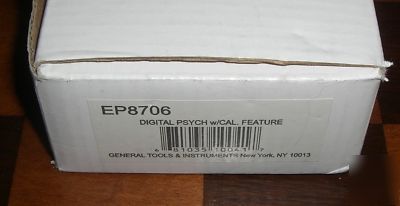 General tools EP8706 calibratable digital psychrometer