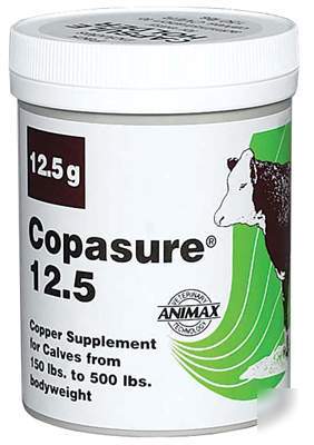 Copasure bolus 12.5 gm copper supplement cattle