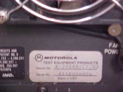 Motorola service monitor R2014DI/hs 