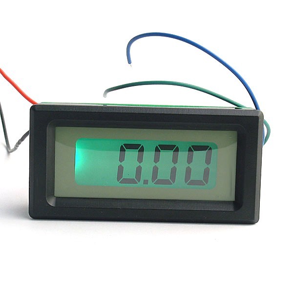 New dc 20V green digital led panel volt meter voltmeter 