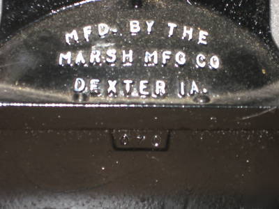 1800's miniature cast iron the dexter hog oiler 