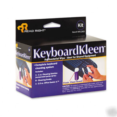 Read right keyboard kleen kit, 2.5OZ pump spray
