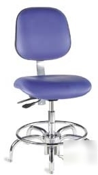 Bio fit cleanroom/esd chairs, 4V series, biofit 4V62-C1