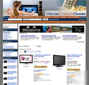 Home cinema store - website business for sale + domain