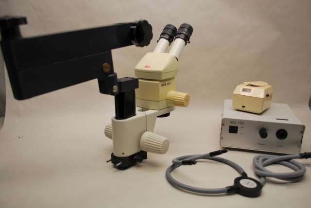 Leica MZ6 microscope microdip illumination & arm