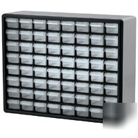 Akro mils 64 drawer small parts storage cabinet black