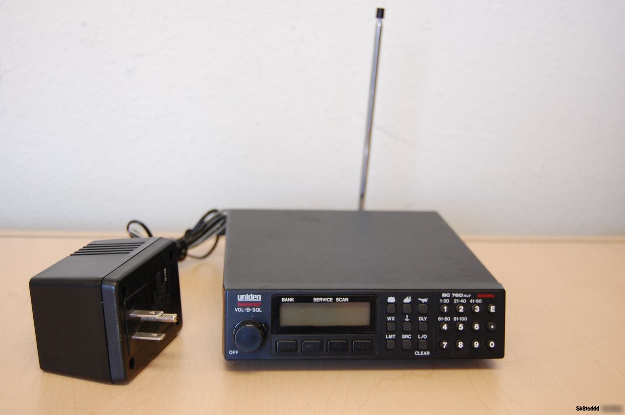 Uniden bearcat bc 760 xlt radio police scanner 760XLT