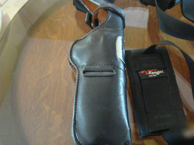 Police or security bianchi holster + lot 5 pieces 