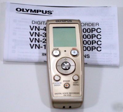 Olympus vn-4100 256 mb digital voice recorder 144 hr