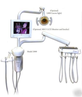 Two - dental 3 handpiece ensembles w/vacuum arm package