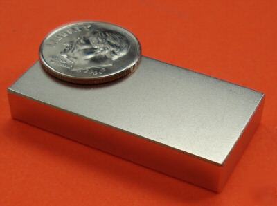 5 rare earth neodymium N50 magnets 1.5X0.75X0.25
