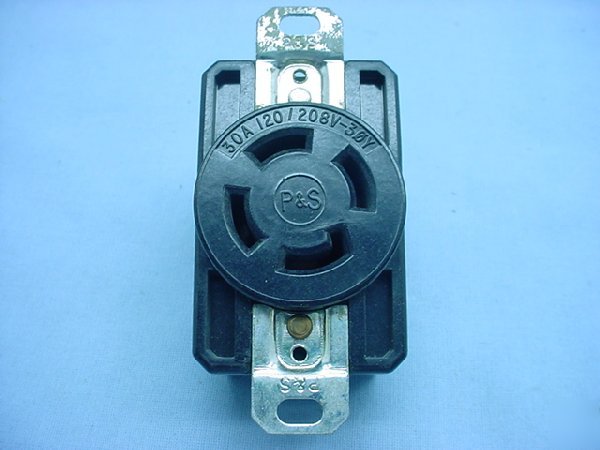 Non-nema locking receptacle outlet 30A 120/208V 3Ã¸y