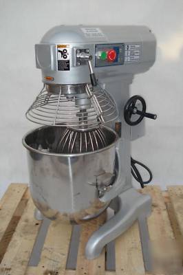 Planetary dough mixer 30L for pizza with spare bowl 