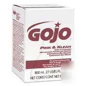GojoÂ® pink and klean skin cleanser universal 800 ml