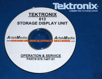 Tektronix 613 storage display unit service & ops manual