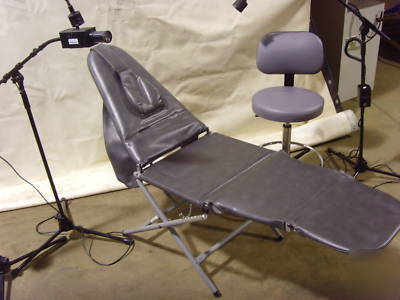 Aseptico portable dental studio- chairs, lights, etc.