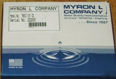 Myron l company microsiemens / cm monitor - controller