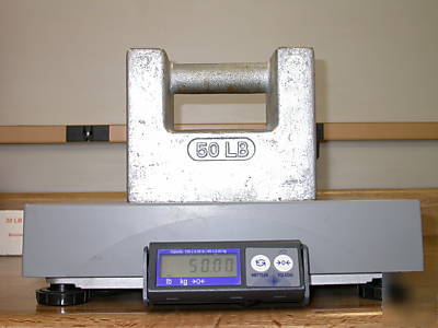 Mettler toledo PS60 150 lb shipping scale, abs platter