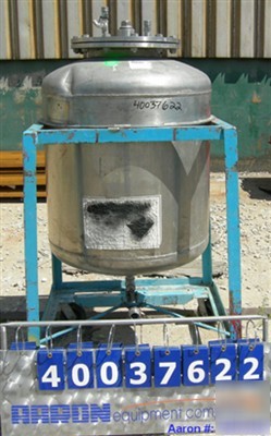 Used- buckley iron works pressure tank, 100 gallon, 304