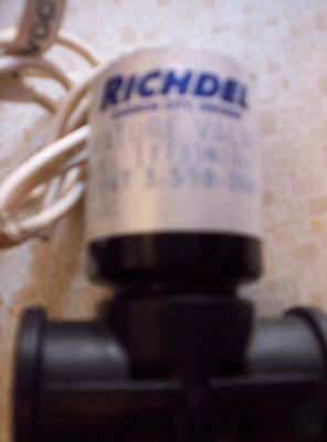 Richdel miniature plastic valve 1/4