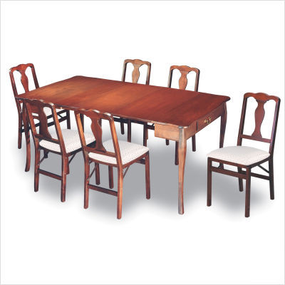 Stakmore traditional expanding dining table in cherry