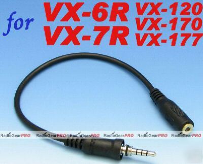 Program audio adaptor for yaesu vx-6 vx-7 vx-170 vx-177