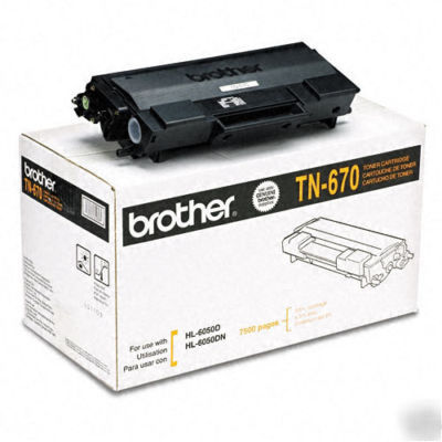 Brother TN670 high-yield toner cartridge - black tn 670