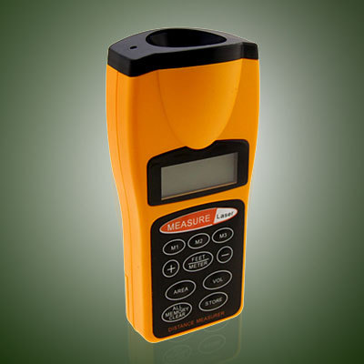 Ultrasonic distance measurement tape laser point orange