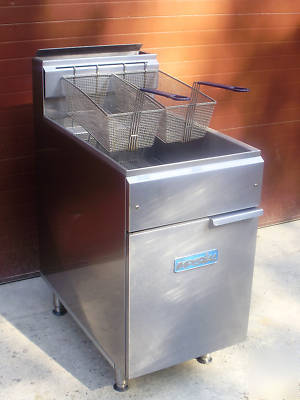 2007 imperial 75 lb nat gas fryer ifs-75 very nice 