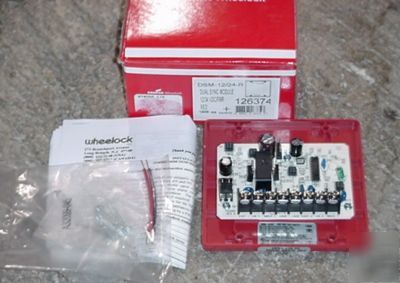 Cooper wheelock dsm-12/24-r 126374 red dual sync module
