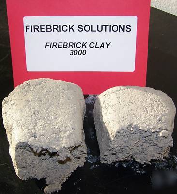 Firebrick refractory clay 3000 - 10# bag