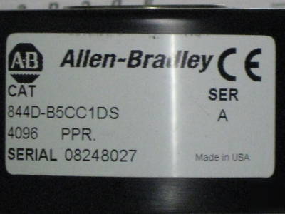 New allen bradley 844D-B5CC1DS encoder ser. a 844D ** **