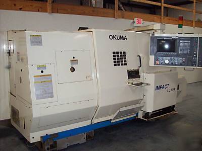 Okuma LU15BBW-2S600 five axis cnc lathe sub spindle, 98