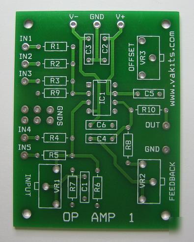 Hobby electronic prototype kit - LF351 op amp (#1660)