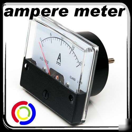 New dc 20A ampmeter panel electronic 20 amps type meter