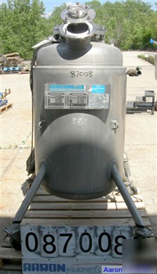 Used: mueller reactor, 75 gallon, 316L stainless steel,
