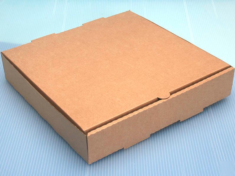 Cardboard box === 12 inch plain pizza box x 10