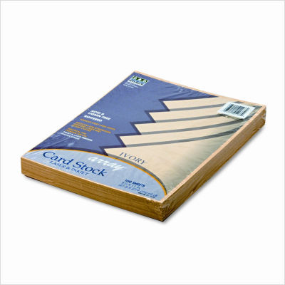 Array card stock, 65LB, cream, letter, 100 sheets/pack