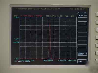 Advantest Q8347 optical spectrum analyzer 350NM-1750NM