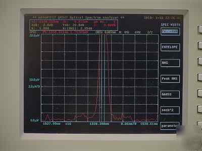 Advantest Q8347 optical spectrum analyzer 350NM-1750NM