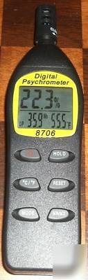 General tools EP8706 calibratable digital psychrometer