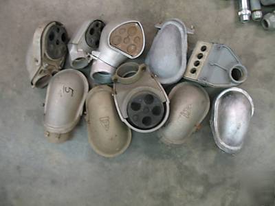 Huge bulk lot rigid conduit fittings lbs appleton