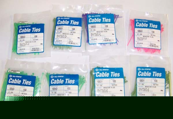 800 all-states nylon cable zip ties/18 lb/3.8