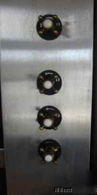 Pavailler cr-4 cyclothermic deck oven, ng, 3 decks, ec 