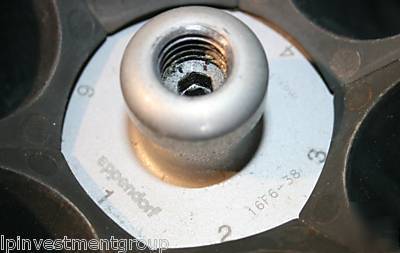 Eppendorf 16F6-38 centrifuge rotor 6X130ML hermele q