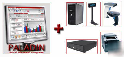 Retail point of sale (pos) system 1 stn turnkey system