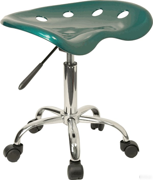 Green tattoo parlor nail salon beauty shop chair