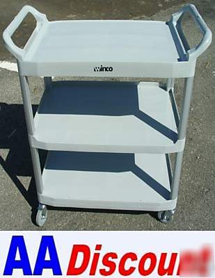 New larger bus service utility cart restaurant kitchen