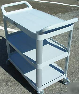 New larger bus service utility cart restaurant kitchen