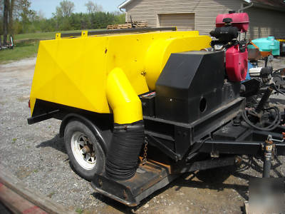 Parking lot sweeper tow behind vac vacuum ultra vac